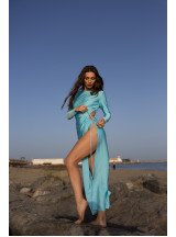 Сукня блакитна пляжна 